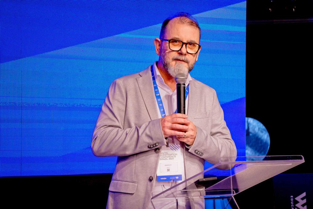 Emerson Wendt na abertura oficial da DICB 2025